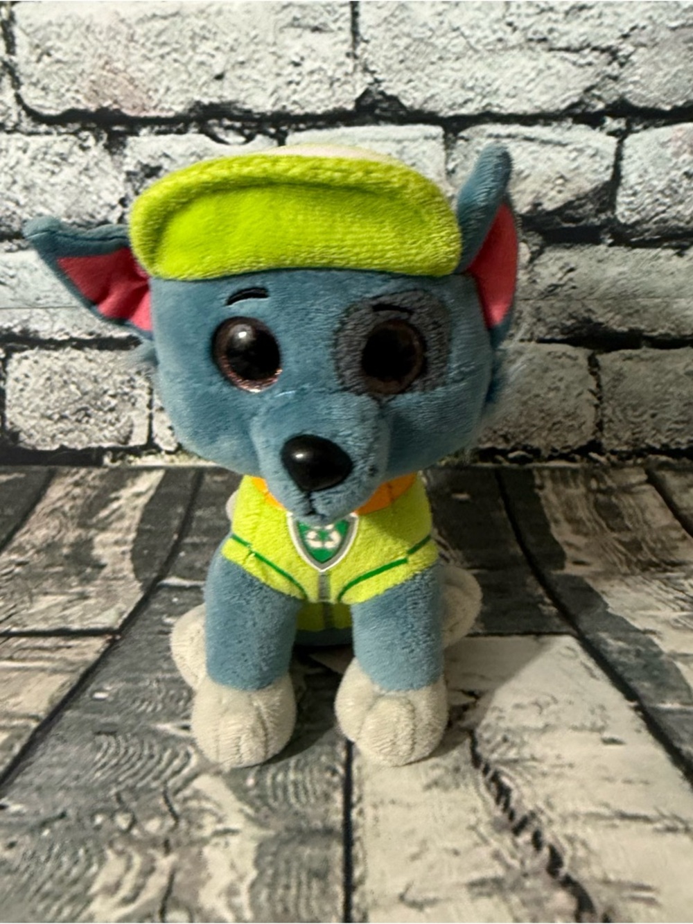 Ty Beanie Boos Paw Patrol “Rocky” 6” Plush Toy Dog (TYPL-07)